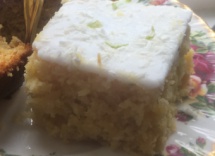 COCONUT and LIME CAKE